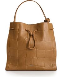 Velez - Embossed Leather Tote Bag - Lyst
