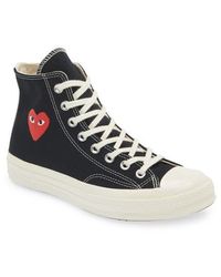 COMME DES GARÇONS PLAY - X Converse Chuck Taylor All Star Heart High Top Sneaker - Lyst