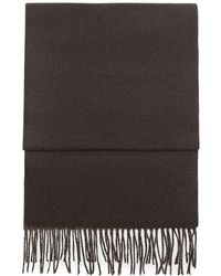 Mango - Reversible Two-Tone Fringe Scarf - Lyst