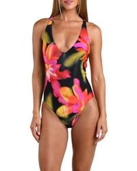 Sunshine 79 - Floressence Plunge One-Piece Swimsuit - Lyst