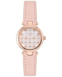 Ted Baker - Jolyye Leather Strap Watch, 24Mm - Lyst