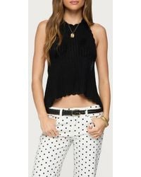 Edikted - Ivey Backless Halter Top - Lyst