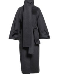 Zimmermann - Valiant Wool Blend Coat With Scarf - Lyst