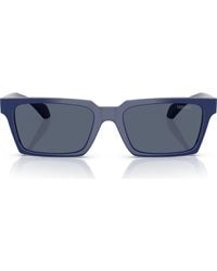 Versace - 55Mm Rectangular Sunglasses - Lyst