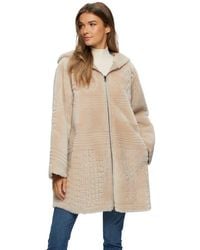 Gorski - Reversible Shearling Parka With Pattern - Lyst