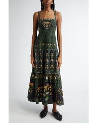 FARM Rio - Flowers Arch Back Sleeveless Maxi Sundress - Lyst