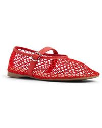 ALDO - Elyiaa Net Mary Jane Flat - Lyst