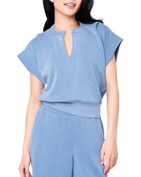 Gibsonlook - Cloud Scuba Knit Top - Lyst