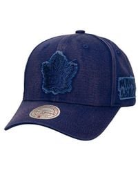 Mitchell & Ness - Toronto Maple Leafs Downtown Snow Wash Pro-Crown Adjustable Hat - Lyst