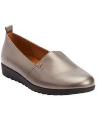 Comfortview - The June Leather Like Slip On Flat - Lyst