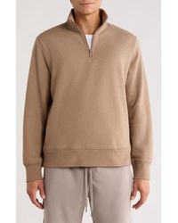 Zella - Vital Fleece Quarter Zip Pullover - Lyst