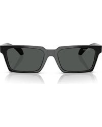 Versace - 55Mm Rectangular Sunglasses - Lyst