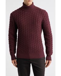 BOSS - X Beckham Herrero Wool & Cashmere Cable Sweater - Lyst