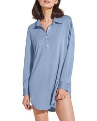 Eberjey - Gisele Long Sleeve Sleep Shirt - Lyst