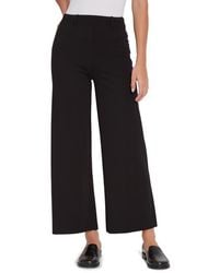Lyssé - Ntials Erin High Waist Ankle Wide Leg Ponte Pants - Lyst