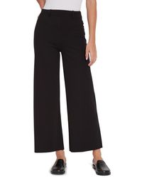 Lyssé - Ntials Erin High Waist Ankle Wide Leg Ponte Pants - Lyst