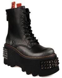 Zigi - Leysa Studded Platform Combat Boot - Lyst