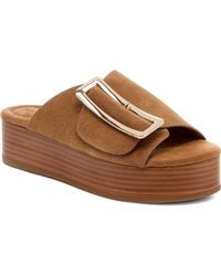 Kelsi Dagger Brooklyn - Dover Platform Slide Sandal - Lyst
