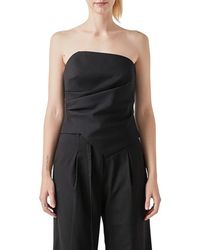 Grey Lab - Drape Corset Top - Lyst