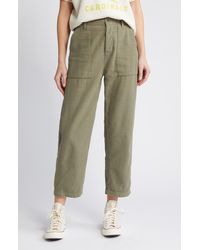The Great - The Admiral Crop Cotton Pants - Lyst