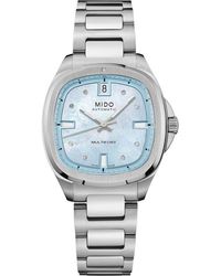 MIDO - Multifort Diamond Square Automatic Bracelet Watch, 35Mm - Lyst