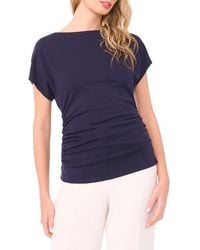 Halogen® - Shirred Dolman Short Sleeve Ponte Top - Lyst