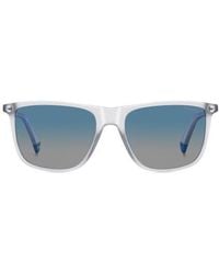 Polaroid - 55Mm Gradient Polarized Rectangular Sunglasses - Lyst