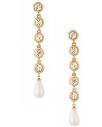Ettika - Imitation Pearl Dangle Earrings - Lyst