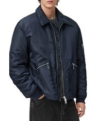 AllSaints - Fallon Nylon Bomber Jacket - Lyst
