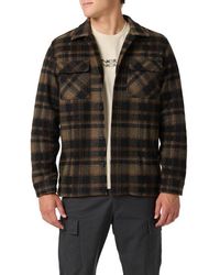 O'neill Sportswear - Og Lux Plaid Flannel Button-Up Shirt Jacket - Lyst