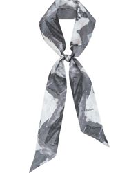 Lost Pattern - Himalaya Silk Neck Bow Scarf - Lyst
