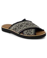 TOMS - Mae Crisscross Slide Sandal - Lyst