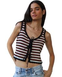 Callaghan - Mai Crochet Tie Tank Top - Lyst