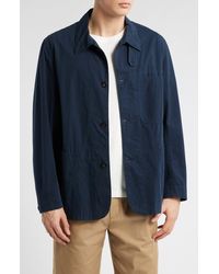Merz B. Schwanen - Relaxed Fit Organic Cotton Poplin Jacket - Lyst