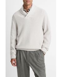 Vince - Shaker Stitch Wool & Cashmere Sweater - Lyst