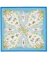 Fable England - X Peter Rabbit Narrative Silk Blend Square Scarf - Lyst