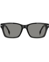 BOSS - 56Mm Rectangular Sunglasses - Lyst