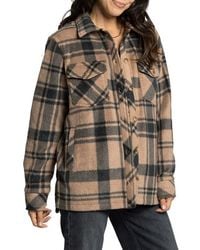 Thread & Supply - Santa Fe Plaid Fleece Shirt Jacket - Lyst