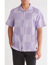 Vans - Kessler Checkerboard Camp Shirt - Lyst