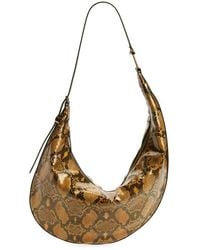 Marni - Small Dot Python Print Hobo Bag - Lyst