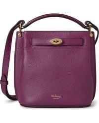 Mulberry - Mini Islington Leather Bucket Bag - Lyst