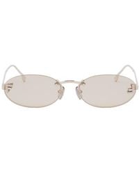 Fendi - First 54Mm Oval Sunglasses - Lyst