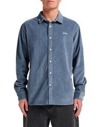 Quiksilver - Cotton Corduroy Button-Up Overshirt - Lyst