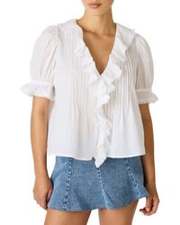 Steve Madden - Lyric Ruffle Top - Lyst