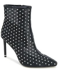 Kenneth Cole - Quincy Stud Mesh Bootie - Lyst
