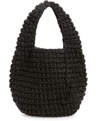 JW Anderson - Large Popcorn Crocheted Cotton Basket Tote Bag - Lyst