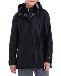barbour sandsend waxed cotton utility jacket