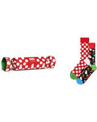 Happy Socks - Assorted 2-pack Big Dot Snowman Crew Socks Gift Set - Lyst