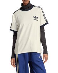 adidas Originals - 3-stripes French Terry T-shirt - Lyst