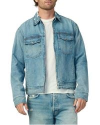 Joe's Jeans - Alan Zip Denim Jacket - Lyst